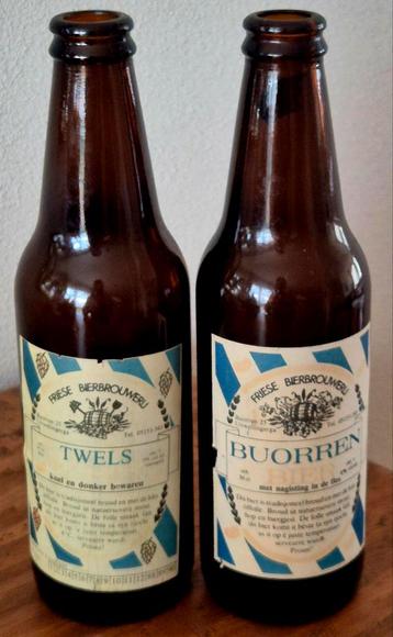 2 oude flessen van Friese Bierbrouwerij beschikbaar voor biedingen