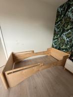 Houten bedframe, Huis en Inrichting, Slaapkamer | Bedden, Ophalen, Gebruikt, Eenpersoons, Hout