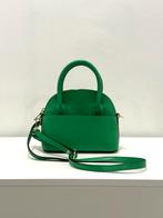 Vintage Schouder/Handtasje Classic Green (Echt Leer), Ophalen of Verzenden, Zo goed als nieuw, Groen, Schoudertasje
