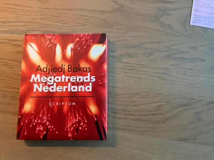 Adjiedj Bakas - Megatrends Nederland (Hardcover), Boeken, Politiek en Maatschappij, Zo goed als nieuw, Maatschappij en Samenleving
