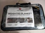 Grijze zwaarte deken merk swiss nights Weighted blanket, Eenpersoons, Ophalen of Verzenden, Zo goed als nieuw, Kussen