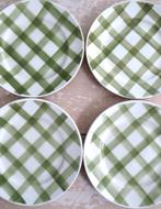 Set van 4 Franse dessertborden Orchies & Moulin des Loups, Antiek en Kunst, Ophalen of Verzenden