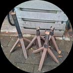 Zwaar ijzeren Steunen min.45 max75cm, Ophalen, Zo goed als nieuw