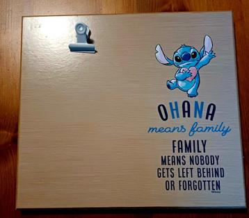 Disney Stitch Memobord - Ohana beschikbaar voor biedingen