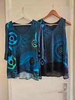 Twee Desigual damesshirts maat M, Maat 38/40 (M), Blauw, Ophalen of Verzenden, Zo goed als nieuw