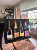 Luxe glasplaat schilderij – Champagne flessen, Ophalen, Nieuw, Schilderij, 75 cm of meer