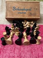 Vintage CHESS Staunton Schaakspel Koninghoogte 74 mm, Hobby en Vrije tijd, Gezelschapsspellen | Bordspellen, Ophalen of Verzenden