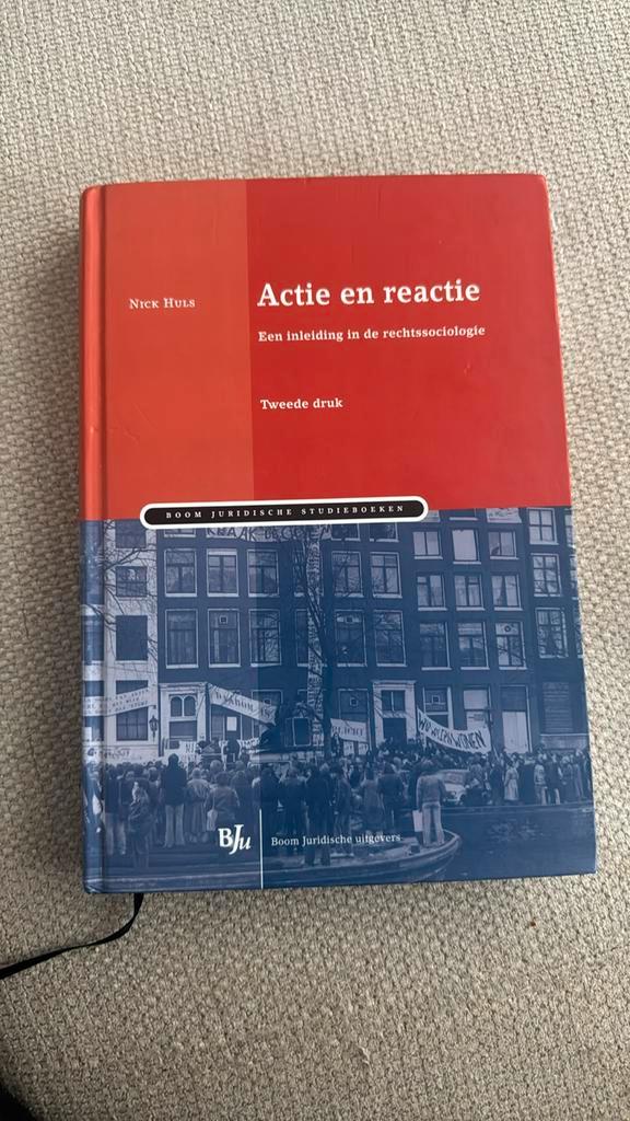 Nick Huls - Actie en reactie, Boeken, Wetenschap, Zo goed als nieuw, Sociale wetenschap, Ophalen of Verzenden