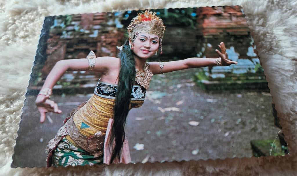 Balinese danseres - Legong-dans - Bali - Indonesië, Verzenden, 1960 tot 1980, Gelopen, Buiten Europa