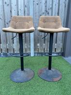 Barkruk set (nu in prijs verlaagd), Ophalen, Gebruikt, 60 tot 90 cm, Leer