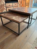 Salontafel hout, Huis en Inrichting, Tafels | Salontafels, Minder dan 50 cm, Rechthoekig, Ophalen of Verzenden