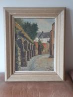 schilderij Lange grachtje  Maastricht  M v Hoppe, Antiek en Kunst, Kunst | Schilderijen | Klassiek, Ophalen