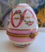 Vintage Ei Vormige Sierdoos, Ophalen of Verzenden