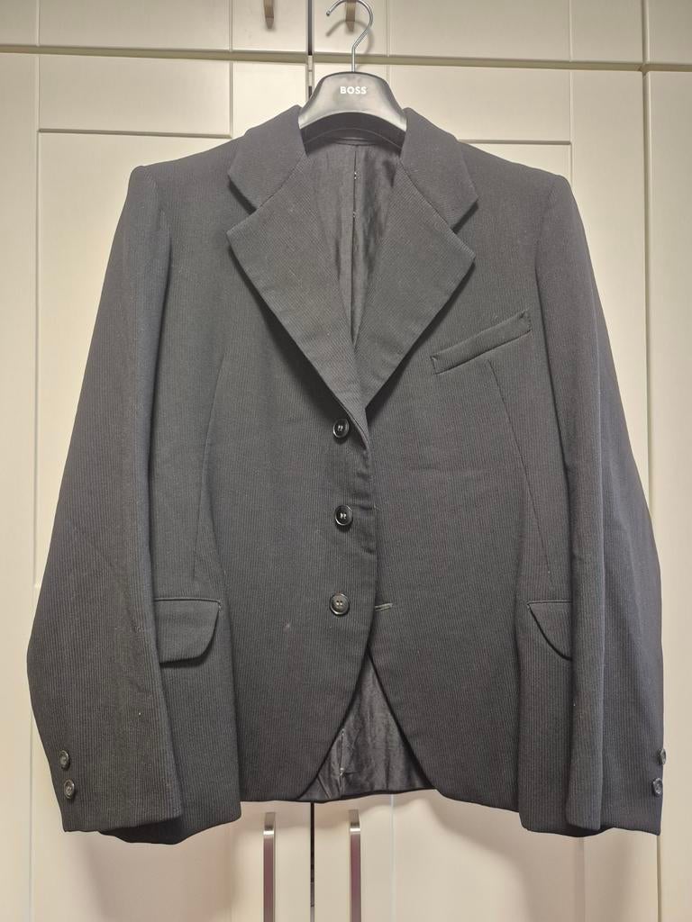 Zwart colbert, blazer. Mt L, zware kwaliteit, man / vrouw, Ophalen of Verzenden, Gedragen, Maat 52/54 (L), Zwart