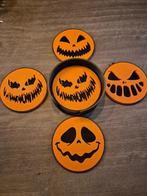 Te Koop: Halloween Pompoen Onderzetters met houder, Ophalen of Verzenden, Nieuw, Versiering, Halloween of Griezel