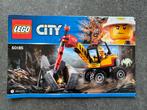 Lego City 60185 Mining Power Splitter, Ophalen of Verzenden, Zo goed als nieuw, Complete set, Lego
