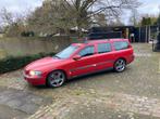 Volvo V70 2.3 T-5 250PK AUT 2001 Rood, Auto's, 1800 kg, Zwart, Stationwagon, Particulier