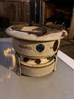 Oud Petroleum stel .    grijs.   3 pits, Antiek en Kunst, Antiek | Emaille, Ophalen