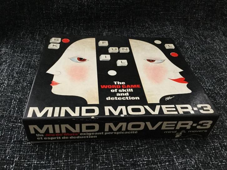Mind Mover 3 – Strategisch Woordspel (1974)., Verzamelen, Retro, Huis en Inrichting, Ophalen of Verzenden