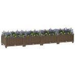 vidaXL Verhoogde Plantenbak 1604023 cm – Polypropyleen, Tuin en Terras, Aarde en Mest, Ophalen of Verzenden
