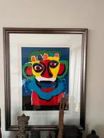 Karel Appel - Clown - Ingelijst, Ophalen of Verzenden