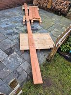 Douglas geschaafd balken, restant overkapping, Ophalen