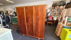 Houten vintage hang-legkast, Huis en Inrichting, Kasten | Kledingkasten, Ophalen, Gebruikt, Jaren 60/70, Onbekend