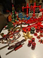 Vintage zweedse kerst items, julbok, kandelaars etc, zweden, Ophalen of Verzenden, Gebruikt