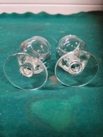 borrel druppel glaasjes kristal glas, Verzamelen, Glas en Borrelglaasjes, Ophalen of Verzenden, 'T Olde Gre-j, Info@toldegrej.nl