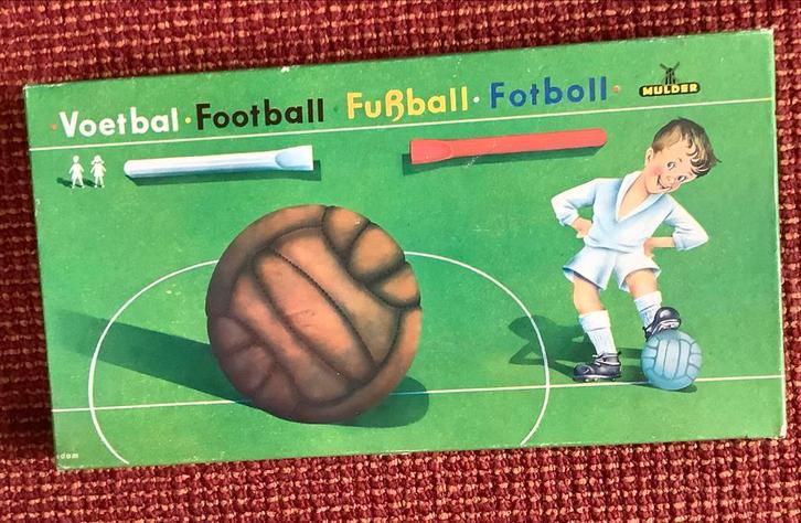 Vintage Mulder Voetbalspel Compleet, Antiek en Kunst, Antiek | Speelgoed, Ophalen of Verzenden