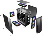 Xilence Xilent Blade X512.RGB ATX Midi Tower XG121 - Zwart, Ophalen of Verzenden, Nieuw