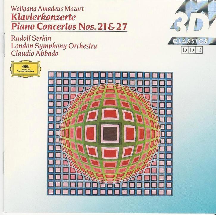 Mozart-Klavierkonzerte 21+ 27/ Abbado/London Symphony = 3,99, Cd's en Dvd's, Cd's | Klassiek, Zo goed als nieuw, Kamermuziek, Classicisme