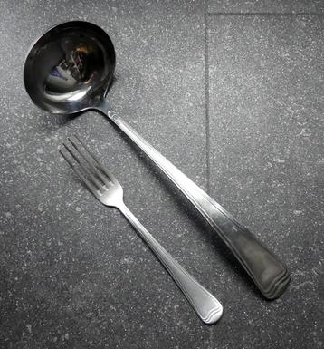 Gero Zilmeta bestek model 527 grote soeplepel en vork beschikbaar voor biedingen