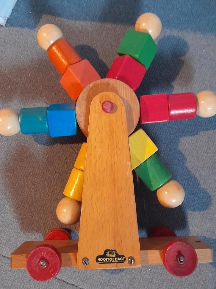 Houten Duw- of Trekspeelgoed - Nooitgedagt, Kinderen en Baby's, Speelgoed | Houten speelgoed, Zo goed als nieuw, Duw- of Trekspeelgoed