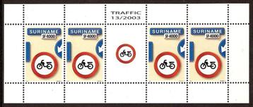 Suriname V1193 postfris Verkeersborden 2003 beschikbaar voor biedingen