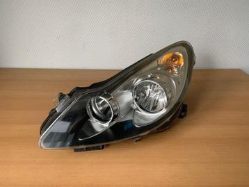 Koplamp Links Opel Corsa D 2006 tot 2010  zwart binnenwerk beschikbaar voor biedingen