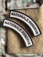 Setje straatnamen nationale reserve, Verzamelen, Militaria | Algemeen, Verzenden, Landmacht, Nederland, Embleem of Badge