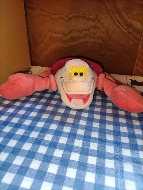 Sebastiaan de rode krab knuffel De kleine Zeemeermin Disney, Kinderen en Baby's, Speelgoed | Knuffels en Pluche, Ophalen of Verzenden