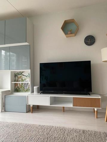 Scandic style Tv table/ tv meubel met 2 laden