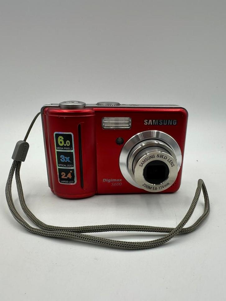 Samsung Digimax S600 - Rode Compact Camera, Audio, Tv en Foto, Fotocamera's Digitaal, Gebruikt, Compact, Samsung, Minder dan 4 keer