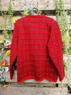 Super mooie puur wollen gebreid rood vest, Ophalen of Verzenden, Zo goed als nieuw, Maat 42/44 (L), Rood