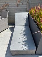 wicker Lounge bed 200cm, Tuin en Terras, Ophalen, Gebruikt, Wicker, Verstelbaar