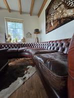 Chesterfield hoekbank, Huis en Inrichting, Banken | Complete zithoeken, Ophalen, Gebruikt