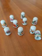 10 Franklin Mint bloemenserie vingerhoedjes, Verzamelen, Vingerhoedjes, Ophalen of Verzenden, Zo goed als nieuw