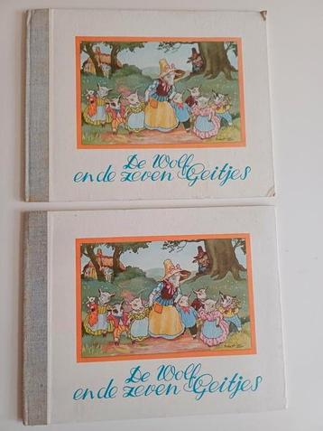 Kinderboekjes De wolf en de zeven geitjes (2x) beschikbaar voor biedingen
