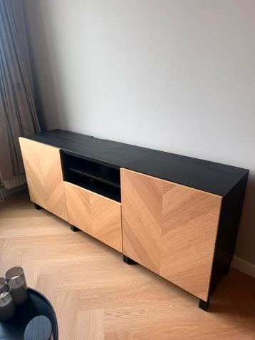 IKEA BESTA tv meubel 3 deurs met deuren