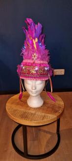 Roze veren tooi met lampjes, Ophalen of Verzenden, Zo goed als nieuw, Carnaval