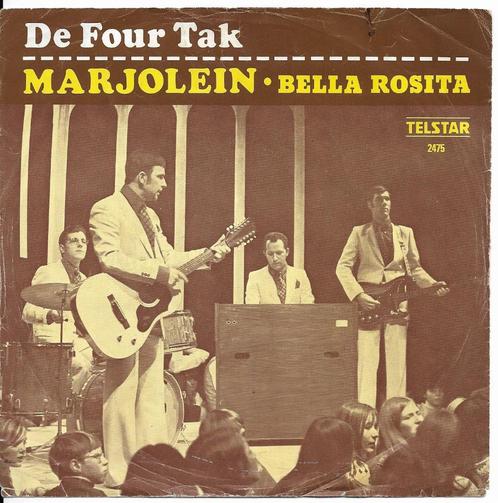 De  Four  Tak, Cd's en Dvd's, Vinyl Singles, Gebruikt, Single, Nederlandstalig, 7 inch, Ophalen of Verzenden