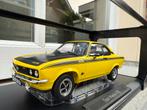 1:18 Opel Manta A GT/E geel 1975 Norev Limited Edition 1000, Hobby en Vrije tijd, Auto, Norev, Norev, Zo goed als nieuw