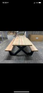 Mega stunt nieuwe robuste picknicktafels vanaf €100 !!!, Tuin en Terras, Picknicktafels, Ophalen of Verzenden, Nieuw, Rechthoekig